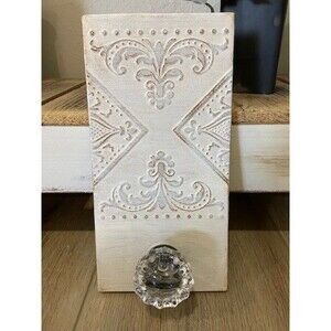 Vintage Distressed Doorknob Wall Hanger - 10.5 x 5.5
